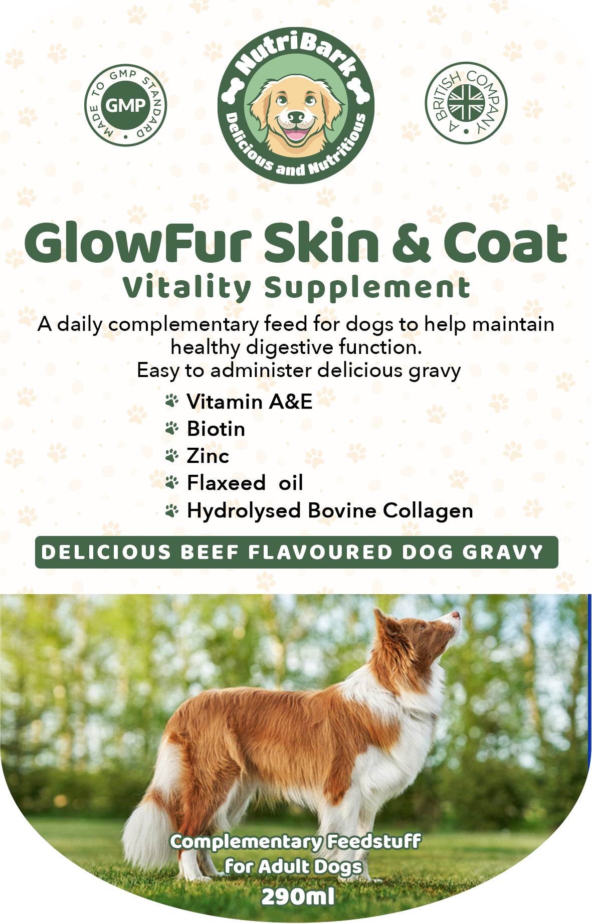 NUTRIBARK - GlowFur Skin & Coat Vitality Supplement For Dogs