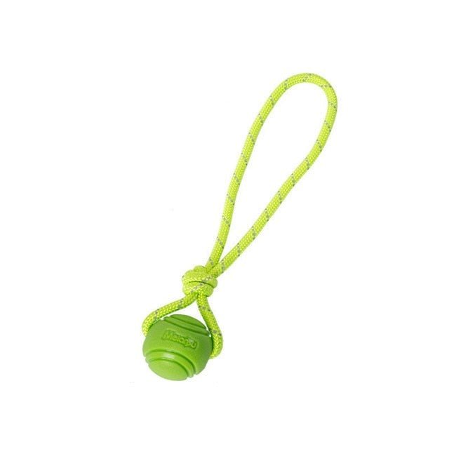 FlexiFetch Rubber Ball & with String - My Dog's Supplier